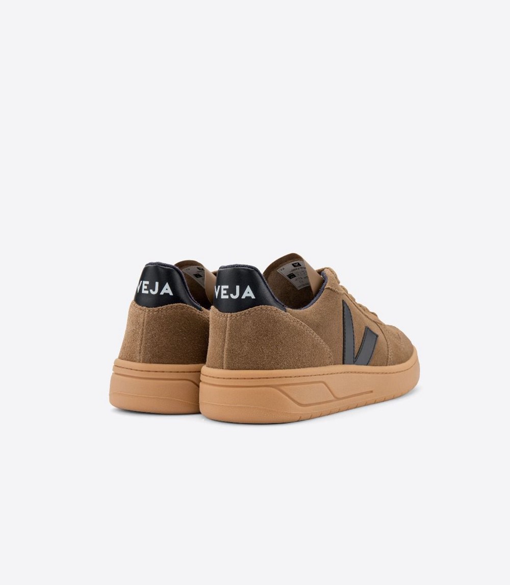 Veja Sneakers Dam - V-10 Suede - Bruna/Nigga - 309126-ARC